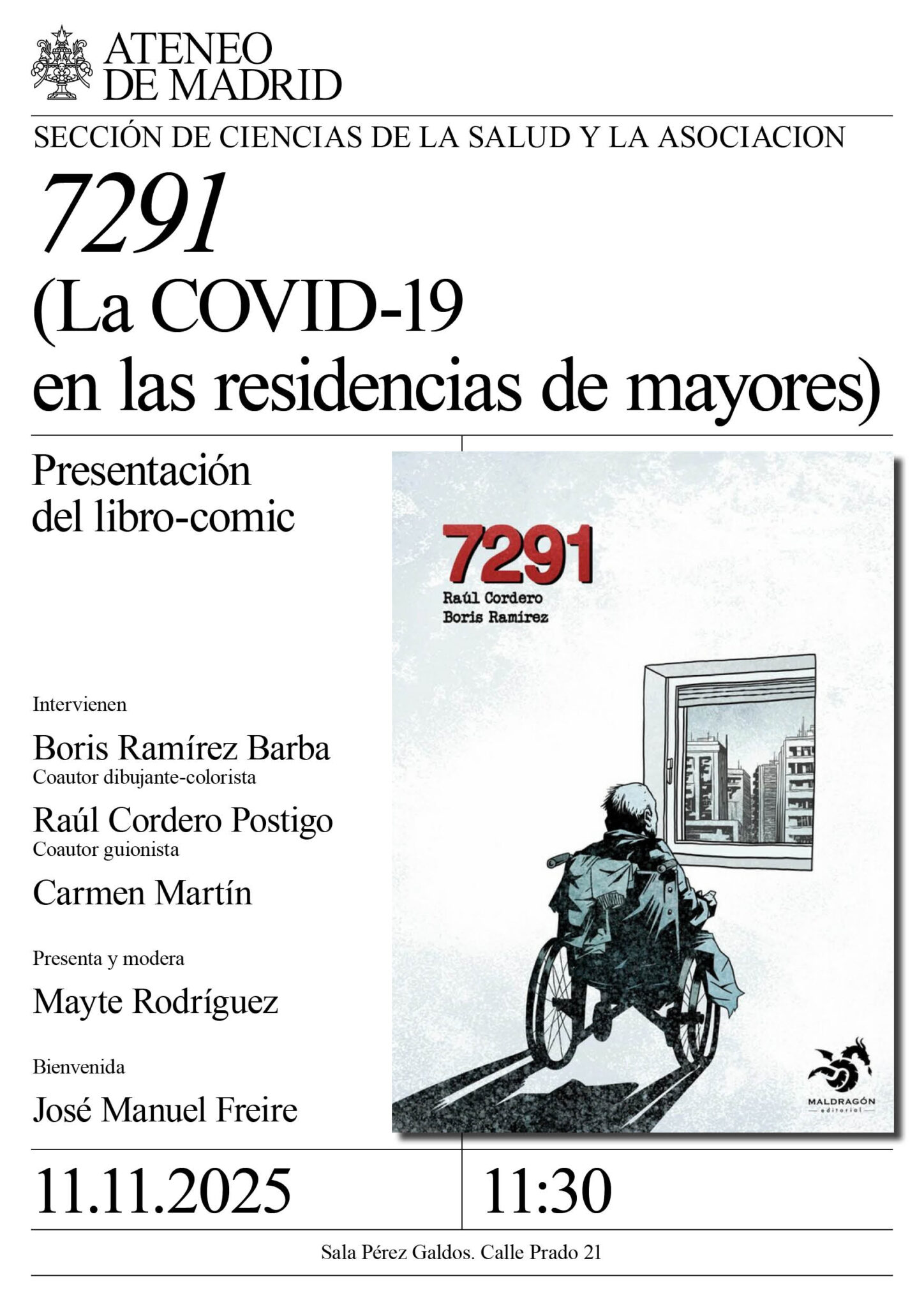 7291 Presentación del libro-comic en El Ateneo