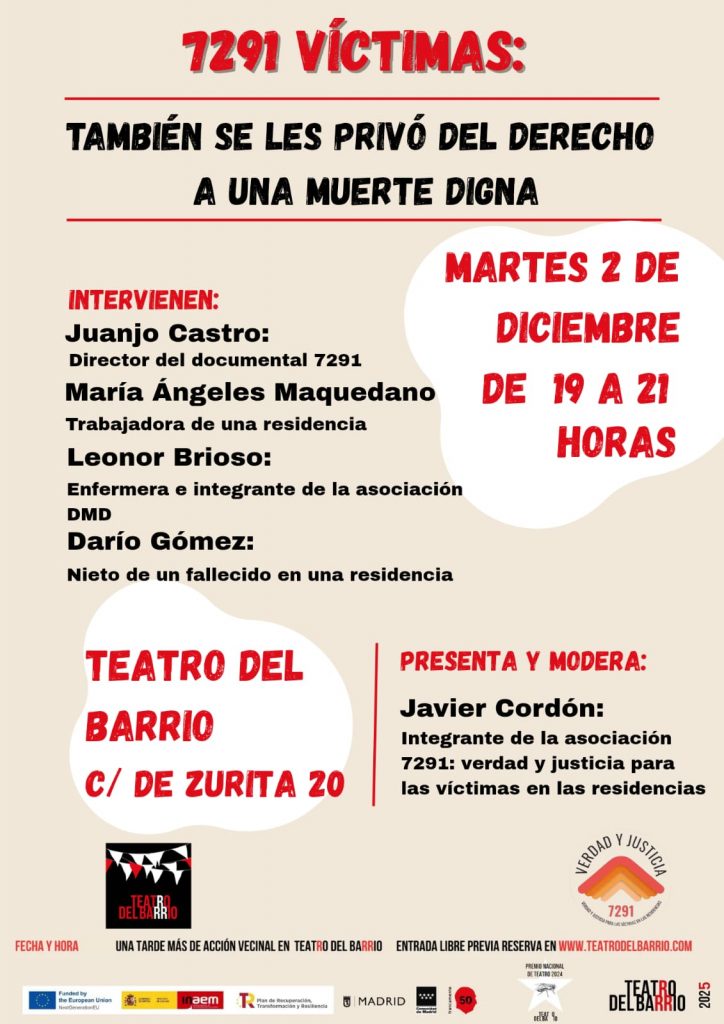 En Teatro del Barrio 2 diciembre 2025 19h