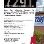 En Alcorcón proyección de 7291 el 19 noviembre 17:30h