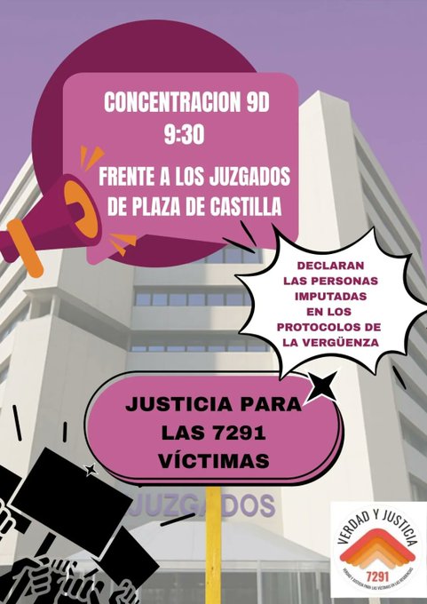 Concentración en Plaza de Castilla 9 Dic 2025