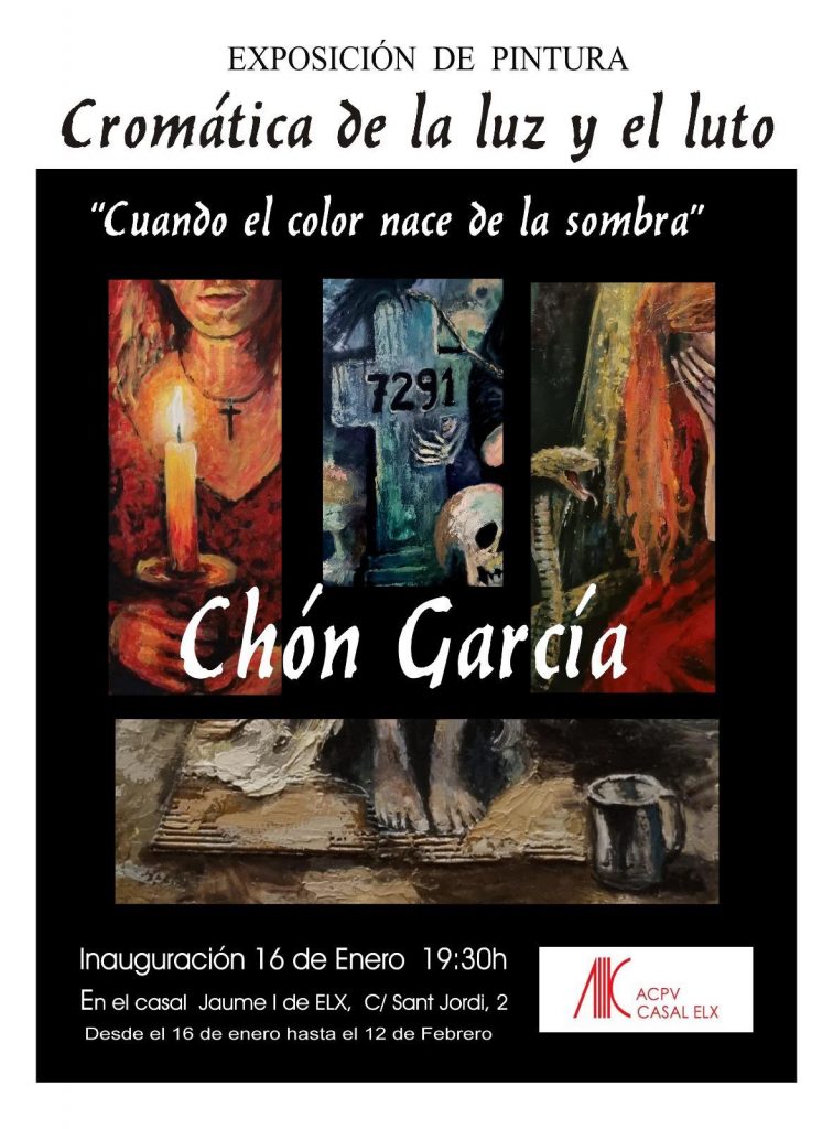 En Elx exposición de pintura de Chón García