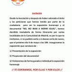 Exposición en Alcorcón 6 al 20 de mayo 2026: 7291 víctimas