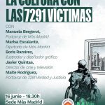 La Cultura con las 7291 víctimas 16 junio 2026 en Sede Más Madrid
